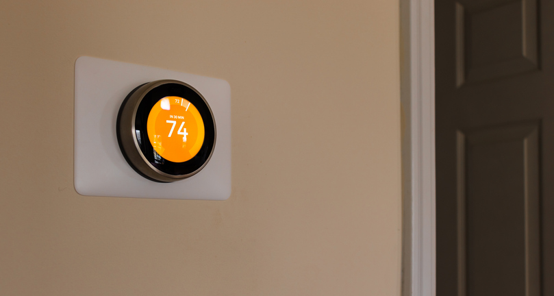 Smart thermostat installation in Calgary